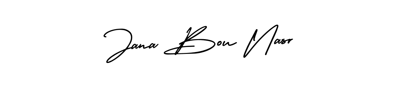 See photos of Jana Bou Nasr official signature by Spectra . Check more albums & portfolios. Read reviews & check more about AmerikaSignatureDemo-Regular font. Jana Bou Nasr signature style 3 images and pictures png