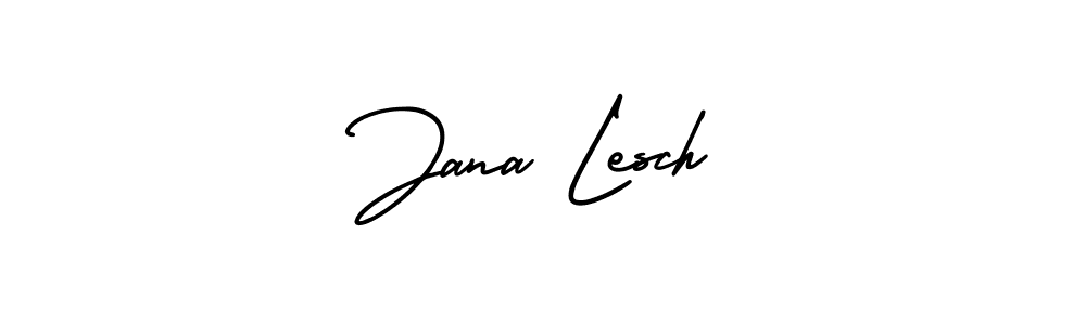 Design your own signature with our free online signature maker. With this signature software, you can create a handwritten (AmerikaSignatureDemo-Regular) signature for name Jana Lesch. Jana Lesch signature style 3 images and pictures png