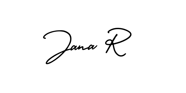 How to make Jana R signature? AmerikaSignatureDemo-Regular is a professional autograph style. Create handwritten signature for Jana R name. Jana R signature style 3 images and pictures png