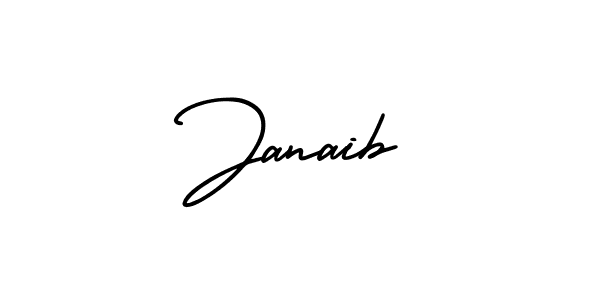 How to make Janaib signature? AmerikaSignatureDemo-Regular is a professional autograph style. Create handwritten signature for Janaib name. Janaib signature style 3 images and pictures png