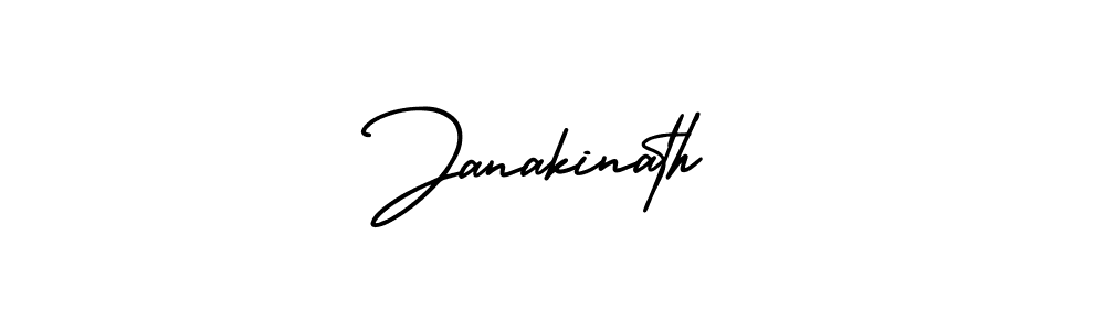 It looks lik you need a new signature style for name Janakinath. Design unique handwritten (AmerikaSignatureDemo-Regular) signature with our free signature maker in just a few clicks. Janakinath signature style 3 images and pictures png