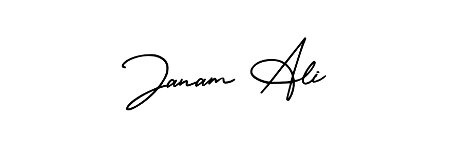 This is the best signature style for the Janam Ali name. Also you like these signature font (AmerikaSignatureDemo-Regular). Mix name signature. Janam Ali signature style 3 images and pictures png