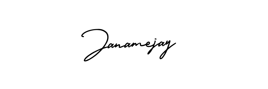 It looks lik you need a new signature style for name Janamejay. Design unique handwritten (AmerikaSignatureDemo-Regular) signature with our free signature maker in just a few clicks. Janamejay signature style 3 images and pictures png