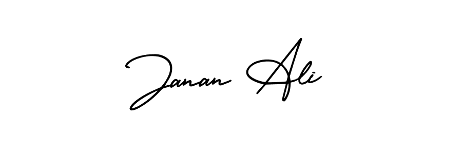 Also You can easily find your signature by using the search form. We will create Janan Ali name handwritten signature images for you free of cost using AmerikaSignatureDemo-Regular sign style. Janan Ali signature style 3 images and pictures png