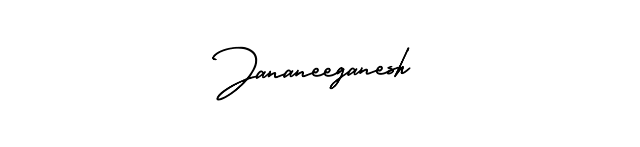 Design your own signature with our free online signature maker. With this signature software, you can create a handwritten (AmerikaSignatureDemo-Regular) signature for name Jananeeganesh. Jananeeganesh signature style 3 images and pictures png