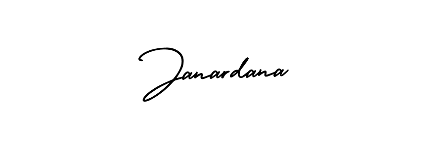 How to make Janardana signature? AmerikaSignatureDemo-Regular is a professional autograph style. Create handwritten signature for Janardana name. Janardana signature style 3 images and pictures png