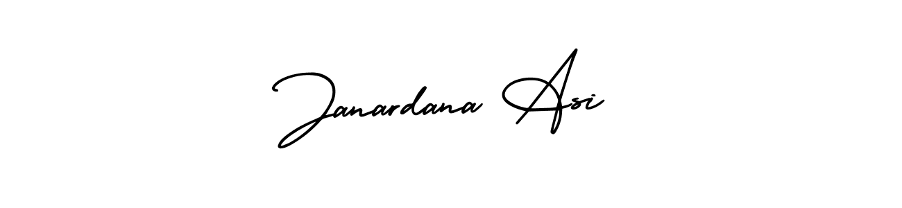 Create a beautiful signature design for name Janardana Asi. With this signature (AmerikaSignatureDemo-Regular) fonts, you can make a handwritten signature for free. Janardana Asi signature style 3 images and pictures png
