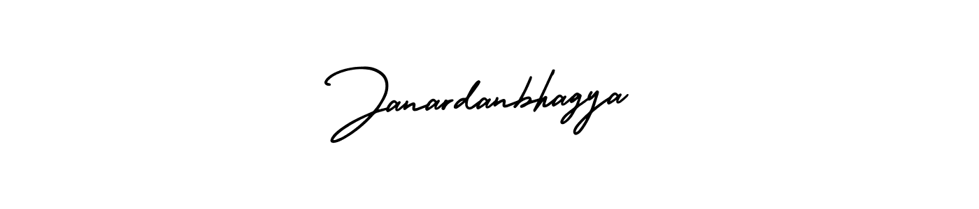 How to Draw Janardanbhagya signature style? AmerikaSignatureDemo-Regular is a latest design signature styles for name Janardanbhagya. Janardanbhagya signature style 3 images and pictures png