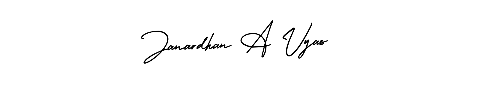 AmerikaSignatureDemo-Regular is a professional signature style that is perfect for those who want to add a touch of class to their signature. It is also a great choice for those who want to make their signature more unique. Get Janardhan A Vyas name to fancy signature for free. Janardhan A Vyas signature style 3 images and pictures png