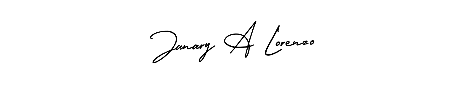 Make a short Janary A Lorenzo signature style. Manage your documents anywhere anytime using AmerikaSignatureDemo-Regular. Create and add eSignatures, submit forms, share and send files easily. Janary A Lorenzo signature style 3 images and pictures png