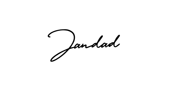 Design your own signature with our free online signature maker. With this signature software, you can create a handwritten (AmerikaSignatureDemo-Regular) signature for name Jandad. Jandad signature style 3 images and pictures png