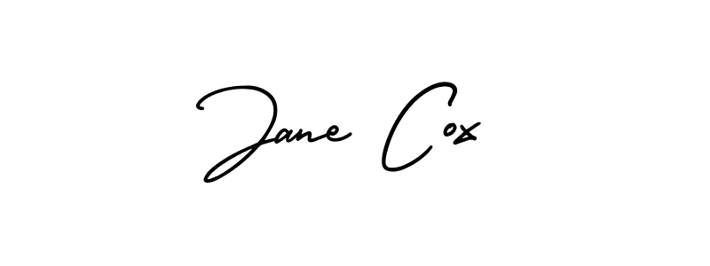 How to make Jane Cox name signature. Use AmerikaSignatureDemo-Regular style for creating short signs online. This is the latest handwritten sign. Jane Cox signature style 3 images and pictures png