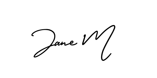 Also You can easily find your signature by using the search form. We will create Jane M name handwritten signature images for you free of cost using AmerikaSignatureDemo-Regular sign style. Jane M signature style 3 images and pictures png