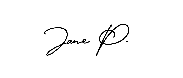 You can use this online signature creator to create a handwritten signature for the name Jane P.. This is the best online autograph maker. Jane P. signature style 3 images and pictures png