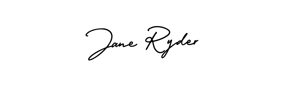 You should practise on your own different ways (AmerikaSignatureDemo-Regular) to write your name (Jane Ryder) in signature. don't let someone else do it for you. Jane Ryder signature style 3 images and pictures png