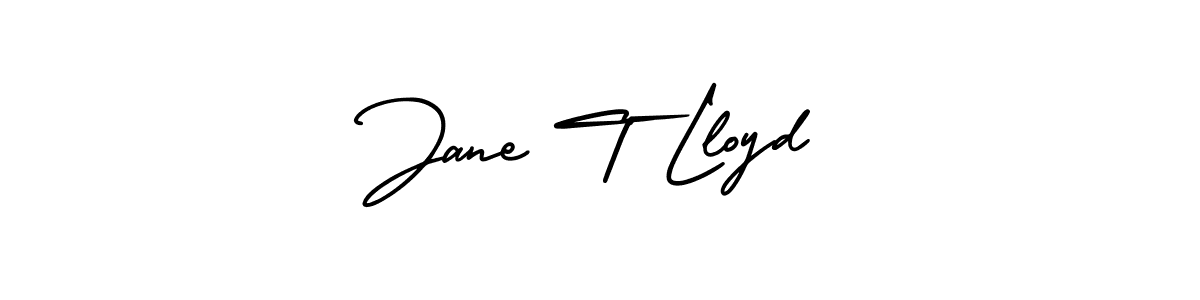 Also You can easily find your signature by using the search form. We will create Jane T Lloyd name handwritten signature images for you free of cost using AmerikaSignatureDemo-Regular sign style. Jane T Lloyd signature style 3 images and pictures png