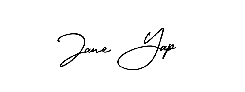 Also You can easily find your signature by using the search form. We will create Jane Yap name handwritten signature images for you free of cost using AmerikaSignatureDemo-Regular sign style. Jane Yap signature style 3 images and pictures png