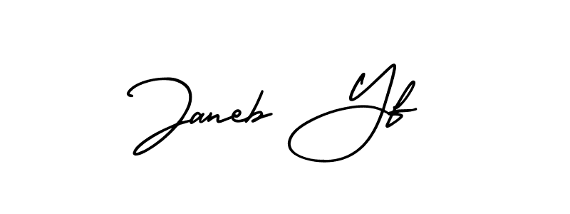 Once you've used our free online signature maker to create your best signature AmerikaSignatureDemo-Regular style, it's time to enjoy all of the benefits that Janeb Yf name signing documents. Janeb Yf signature style 3 images and pictures png