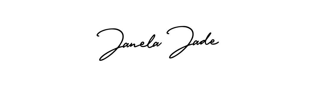 Also we have Janela Jade name is the best signature style. Create professional handwritten signature collection using AmerikaSignatureDemo-Regular autograph style. Janela Jade signature style 3 images and pictures png