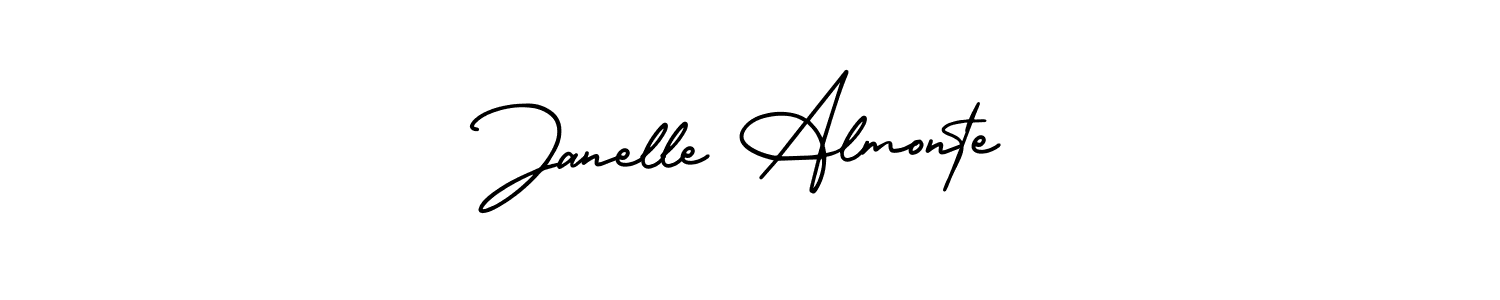 Also we have Janelle Almonte name is the best signature style. Create professional handwritten signature collection using AmerikaSignatureDemo-Regular autograph style. Janelle Almonte signature style 3 images and pictures png