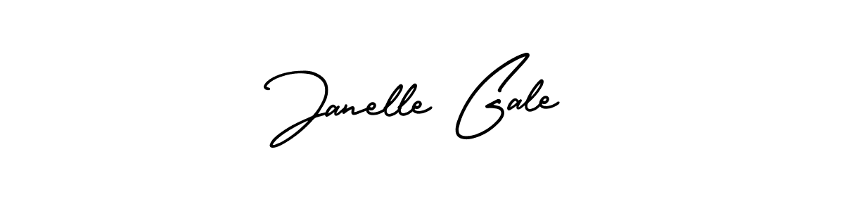 AmerikaSignatureDemo-Regular is a professional signature style that is perfect for those who want to add a touch of class to their signature. It is also a great choice for those who want to make their signature more unique. Get Janelle Gale name to fancy signature for free. Janelle Gale signature style 3 images and pictures png