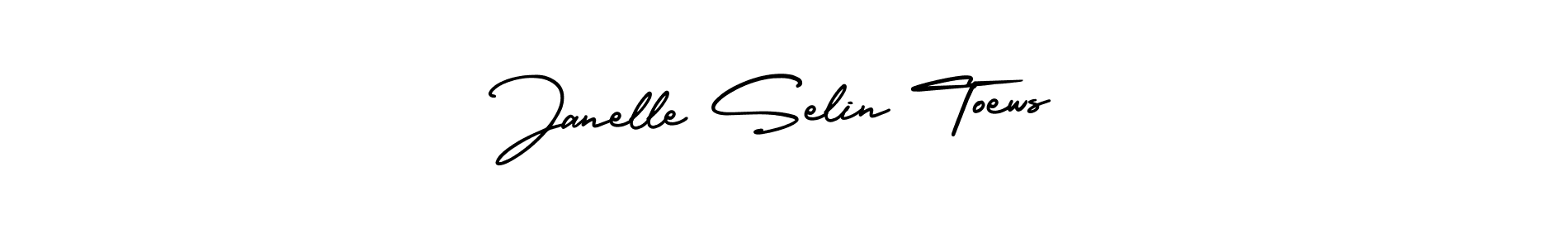 if you are searching for the best signature style for your name Janelle Selin Toews. so please give up your signature search. here we have designed multiple signature styles  using AmerikaSignatureDemo-Regular. Janelle Selin Toews signature style 3 images and pictures png