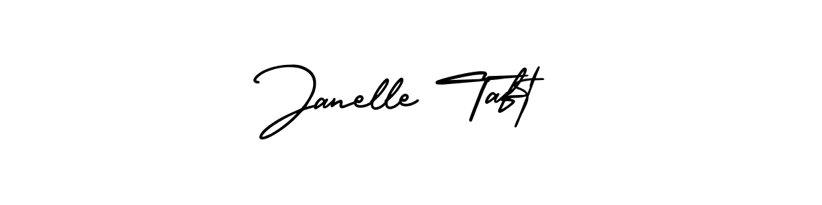 Janelle Taft stylish signature style. Best Handwritten Sign (AmerikaSignatureDemo-Regular) for my name. Handwritten Signature Collection Ideas for my name Janelle Taft. Janelle Taft signature style 3 images and pictures png