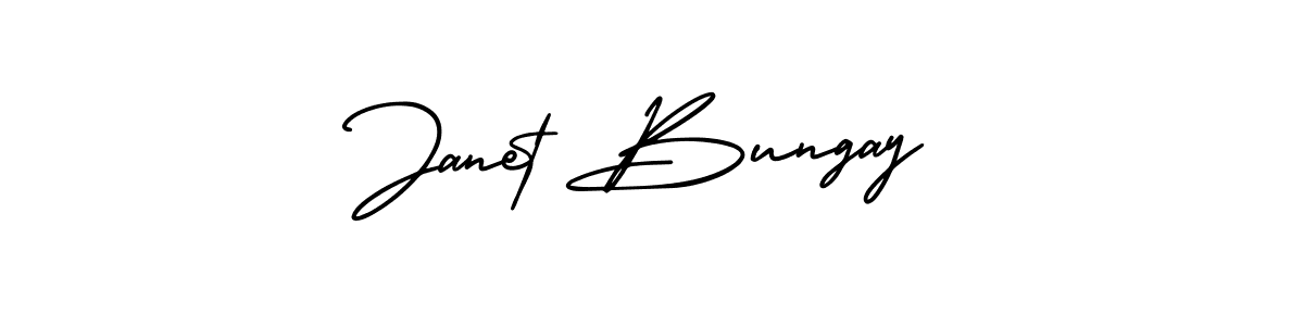 Use a signature maker to create a handwritten signature online. With this signature software, you can design (AmerikaSignatureDemo-Regular) your own signature for name Janet Bungay. Janet Bungay signature style 3 images and pictures png