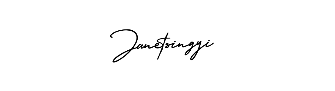 This is the best signature style for the Janetsingyi name. Also you like these signature font (AmerikaSignatureDemo-Regular). Mix name signature. Janetsingyi signature style 3 images and pictures png