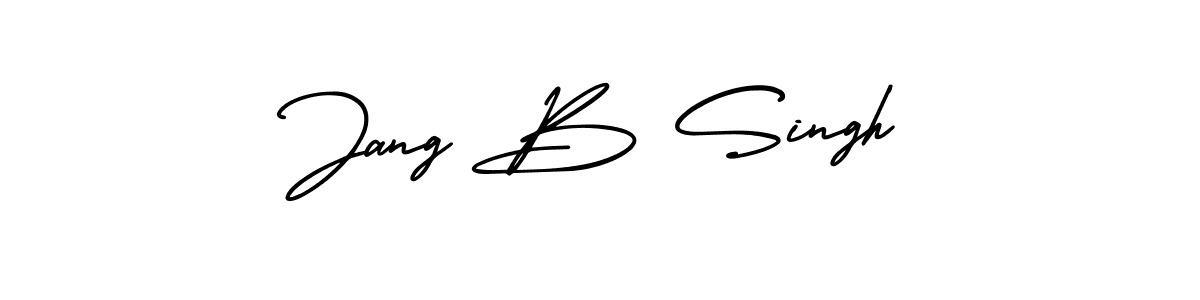 How to make Jang B Singh signature? AmerikaSignatureDemo-Regular is a professional autograph style. Create handwritten signature for Jang B Singh name. Jang B Singh signature style 3 images and pictures png