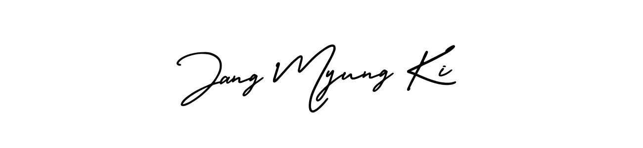 How to make Jang Myung Ki name signature. Use AmerikaSignatureDemo-Regular style for creating short signs online. This is the latest handwritten sign. Jang Myung Ki signature style 3 images and pictures png