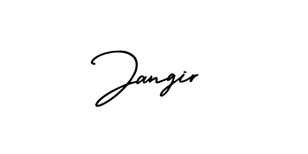 Make a beautiful signature design for name Jangir. With this signature (AmerikaSignatureDemo-Regular) style, you can create a handwritten signature for free. Jangir signature style 3 images and pictures png