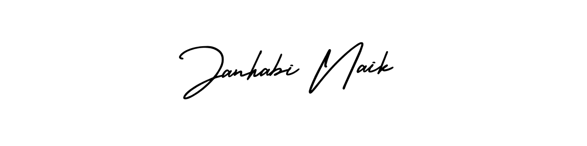 Use a signature maker to create a handwritten signature online. With this signature software, you can design (AmerikaSignatureDemo-Regular) your own signature for name Janhabi Naik. Janhabi Naik signature style 3 images and pictures png