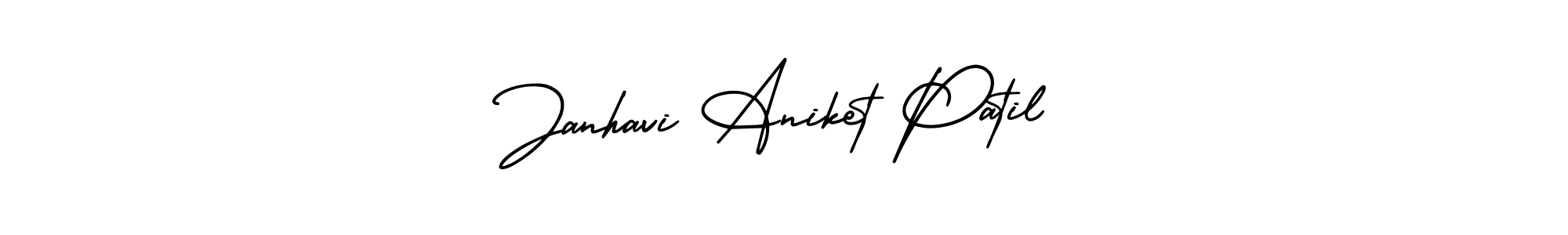 How to Draw Janhavi Aniket Patil signature style? AmerikaSignatureDemo-Regular is a latest design signature styles for name Janhavi Aniket Patil. Janhavi Aniket Patil signature style 3 images and pictures png