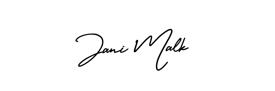 Make a short Jani Malk signature style. Manage your documents anywhere anytime using AmerikaSignatureDemo-Regular. Create and add eSignatures, submit forms, share and send files easily. Jani Malk signature style 3 images and pictures png