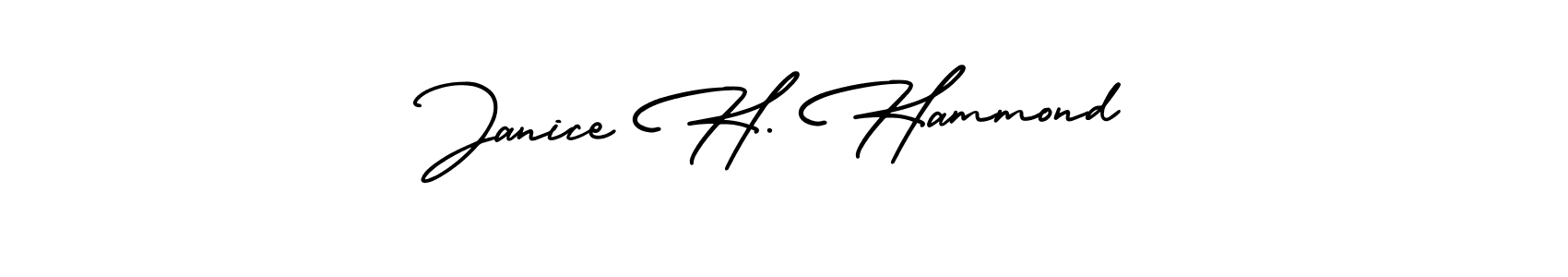 How to Draw Janice H. Hammond signature style? AmerikaSignatureDemo-Regular is a latest design signature styles for name Janice H. Hammond. Janice H. Hammond signature style 3 images and pictures png