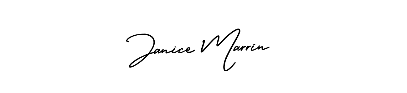 Use a signature maker to create a handwritten signature online. With this signature software, you can design (AmerikaSignatureDemo-Regular) your own signature for name Janice Marrin. Janice Marrin signature style 3 images and pictures png