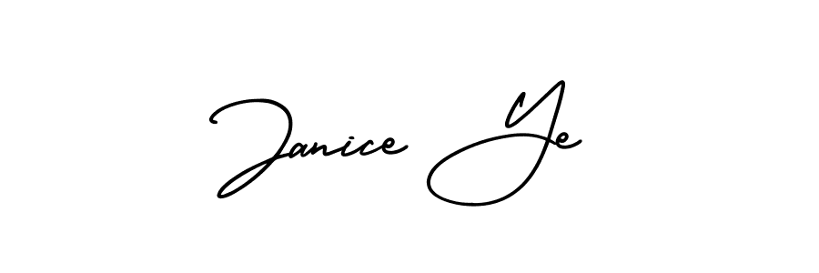 How to Draw Janice Ye signature style? AmerikaSignatureDemo-Regular is a latest design signature styles for name Janice Ye. Janice Ye signature style 3 images and pictures png
