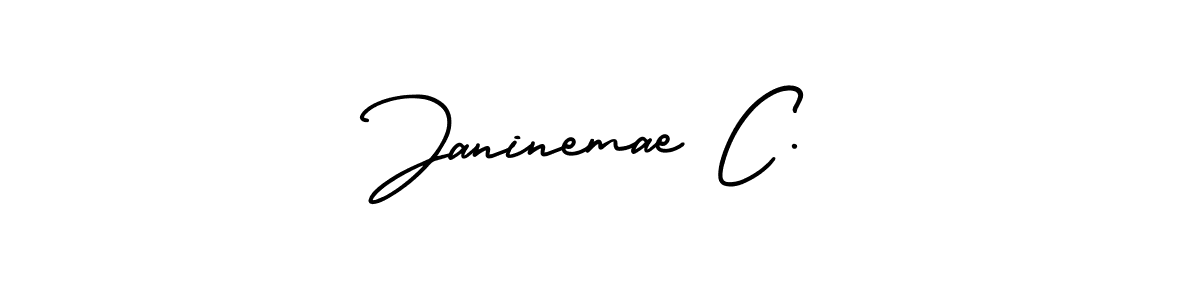 Make a beautiful signature design for name Janinemae C.. With this signature (AmerikaSignatureDemo-Regular) style, you can create a handwritten signature for free. Janinemae C. signature style 3 images and pictures png