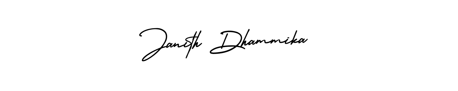 It looks lik you need a new signature style for name Janith Dhammika. Design unique handwritten (AmerikaSignatureDemo-Regular) signature with our free signature maker in just a few clicks. Janith Dhammika signature style 3 images and pictures png