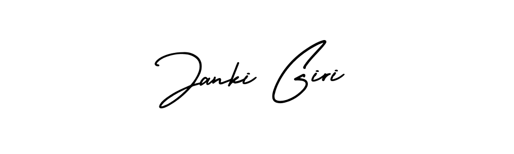 if you are searching for the best signature style for your name Janki Giri. so please give up your signature search. here we have designed multiple signature styles  using AmerikaSignatureDemo-Regular. Janki Giri signature style 3 images and pictures png