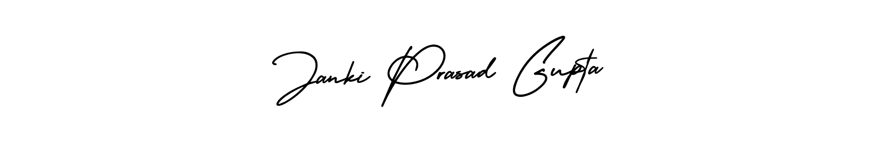 Make a beautiful signature design for name Janki Prasad Gupta. With this signature (AmerikaSignatureDemo-Regular) style, you can create a handwritten signature for free. Janki Prasad Gupta signature style 3 images and pictures png
