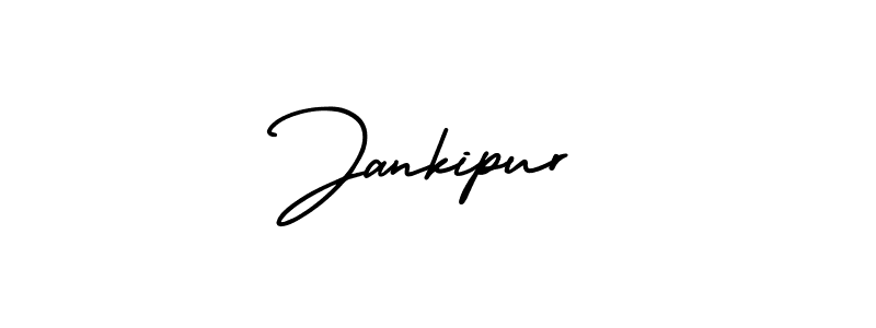 Design your own signature with our free online signature maker. With this signature software, you can create a handwritten (AmerikaSignatureDemo-Regular) signature for name Jankipur. Jankipur signature style 3 images and pictures png