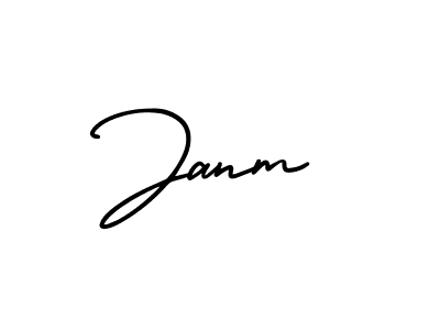 Make a beautiful signature design for name Janm. With this signature (AmerikaSignatureDemo-Regular) style, you can create a handwritten signature for free. Janm signature style 3 images and pictures png