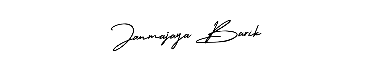 if you are searching for the best signature style for your name Janmajaya Barik. so please give up your signature search. here we have designed multiple signature styles  using AmerikaSignatureDemo-Regular. Janmajaya Barik signature style 3 images and pictures png
