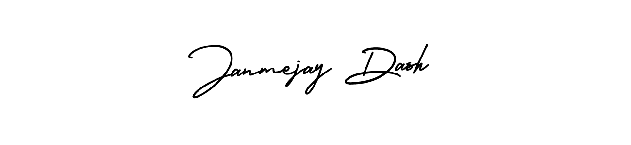 How to make Janmejay Dash name signature. Use AmerikaSignatureDemo-Regular style for creating short signs online. This is the latest handwritten sign. Janmejay Dash signature style 3 images and pictures png