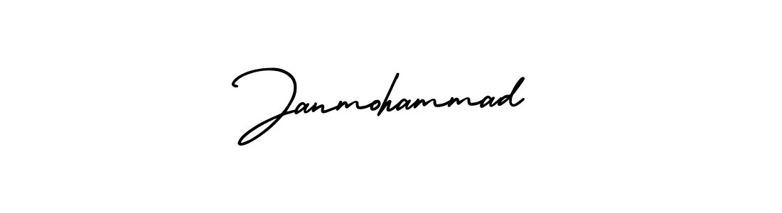 Design your own signature with our free online signature maker. With this signature software, you can create a handwritten (AmerikaSignatureDemo-Regular) signature for name Janmohammad. Janmohammad signature style 3 images and pictures png