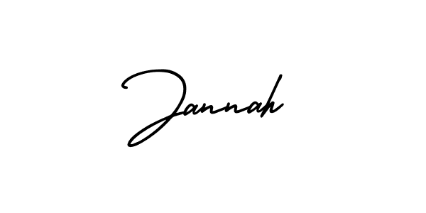 It looks lik you need a new signature style for name Jannah. Design unique handwritten (AmerikaSignatureDemo-Regular) signature with our free signature maker in just a few clicks. Jannah signature style 3 images and pictures png