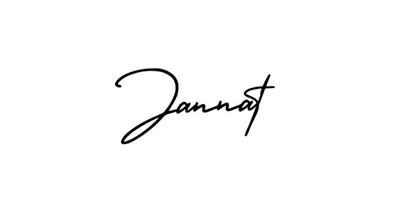 How to Draw Jannat signature style? AmerikaSignatureDemo-Regular is a latest design signature styles for name Jannat. Jannat signature style 3 images and pictures png