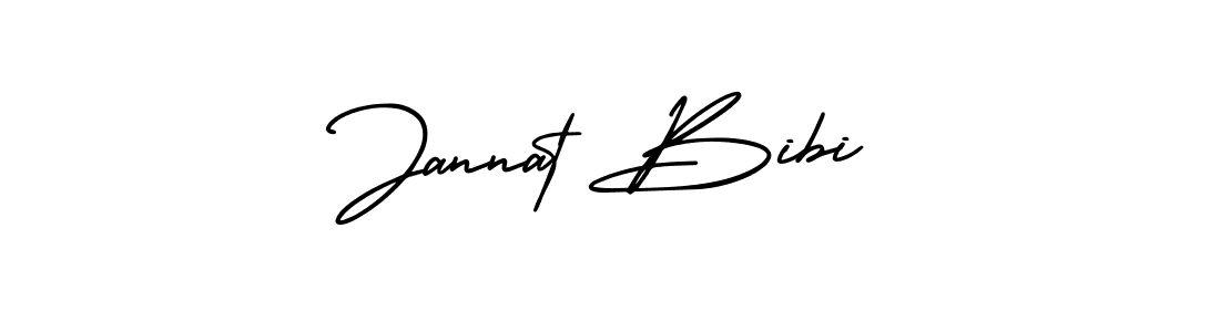 You should practise on your own different ways (AmerikaSignatureDemo-Regular) to write your name (Jannat Bibi) in signature. don't let someone else do it for you. Jannat Bibi signature style 3 images and pictures png